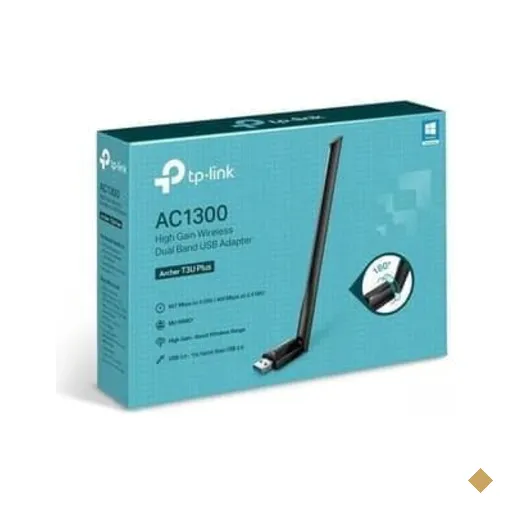 Adaptador Wifi Tp-link T3u Plus Ac1300 2.4/5ghz Dual Band