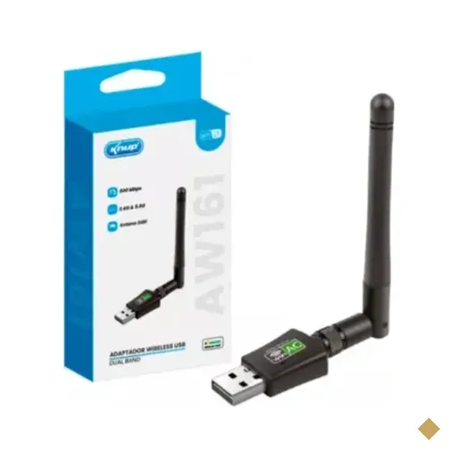Adaptador Wireless 600mbps 2.4/5.8g Dual Band Kp-aw161