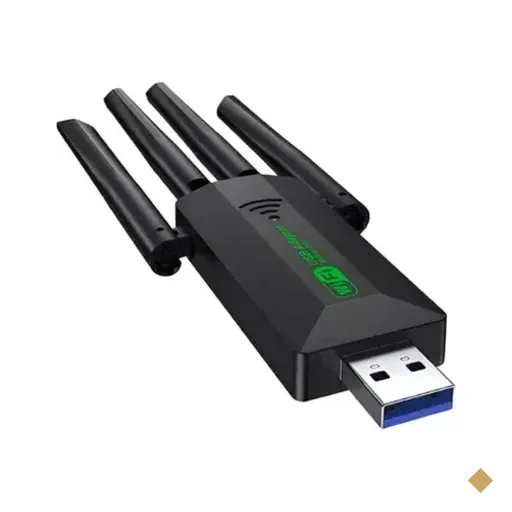 Adaptador Wifi Fixlegion Dual Band 2.4 | 5ghz 1.200mbps Com 4 Antenas Gamer