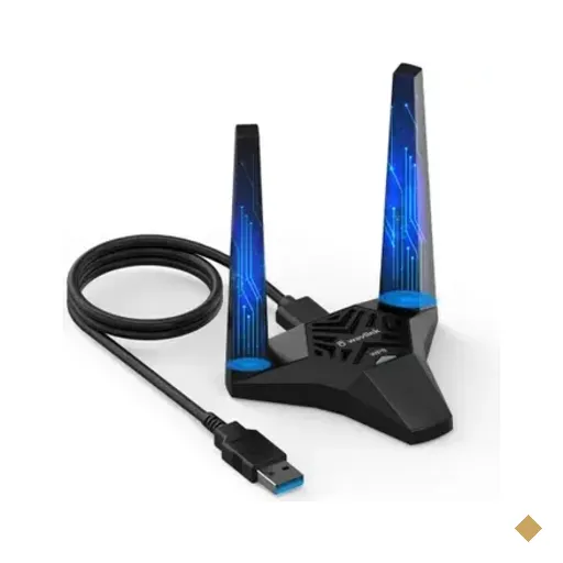 Adaptador Wifi Wavlink Usb 3.0 Ac1300 Dual Band P/ PC