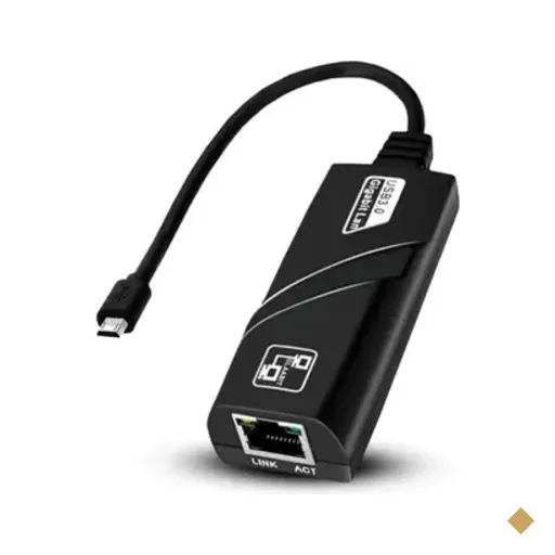 Adaptador Conversor Micro Usb V8 X Rede Rj45 10/100 Mbps 2.0 Lan