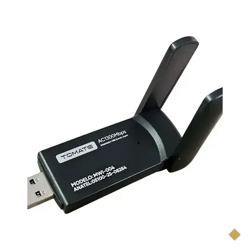 Adaptador Wifi Usb Com Banda Dupla 2.4g/5g Tomate Mwi-004