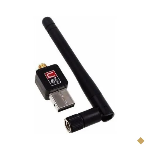 Adaptador Wireless USB Exbom 600MBPS, Com Antena, Wi-fi
