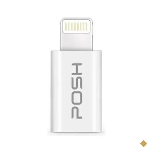 Adaptador Conversor Lightning Micro Usb Iphone Ipad Mini Carrega Transfere…