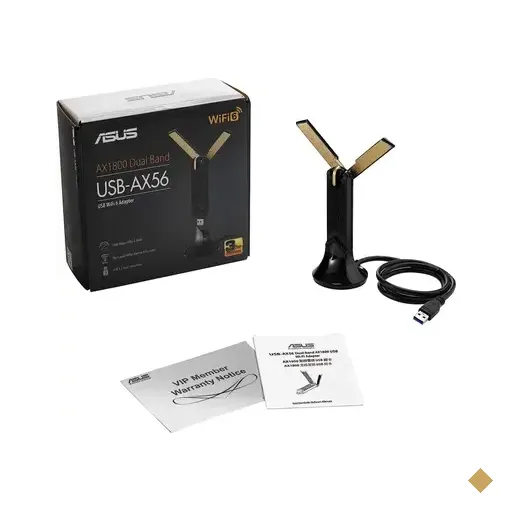Asus USB-AX56 AX1800 Adaptador Wifi, Sem Fio ,USB, De Banda Dupla