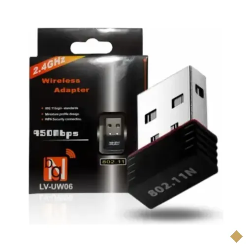Adaptador Wireless 2.4ghz Lv-uw06  Conexão Rápida E Estável!