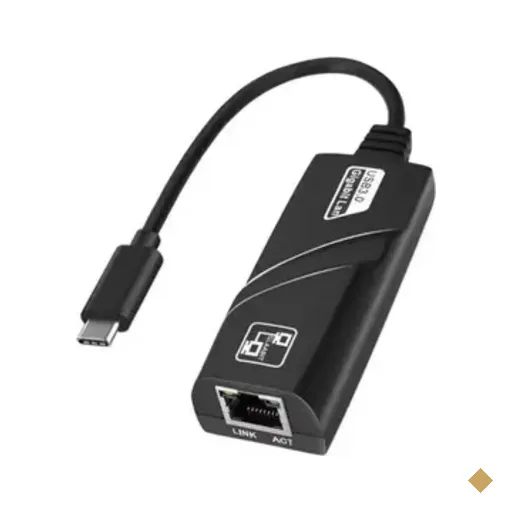 Adaptador Placa De Rede Usb Tipo C 3.0 Ethernet Lan Rj45 10/100/1000mbps…