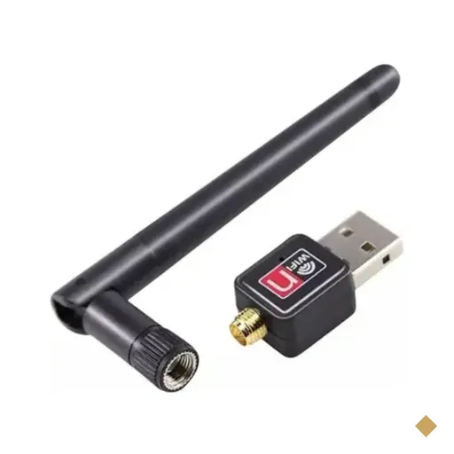 Placa De Rede Wireless Antena Usb 2.0 802.in Sem Fio Anatel Kapbom