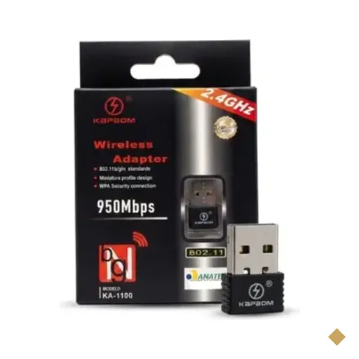 Adaptador Wifi Usb 2.4ghz Kapbom Ka-1100 950mbps 802.11 B/g/n Mini Wireless…