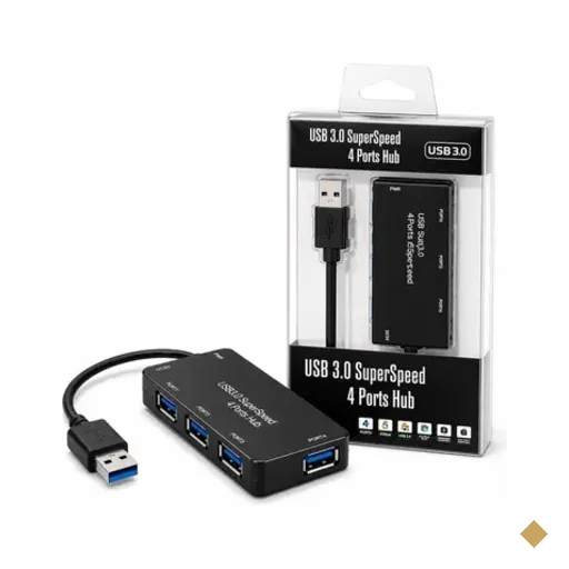 Hub Adaptador Usb 3.0 4 Portas 5gbps Dex Byl-3013 Alta Velocidade