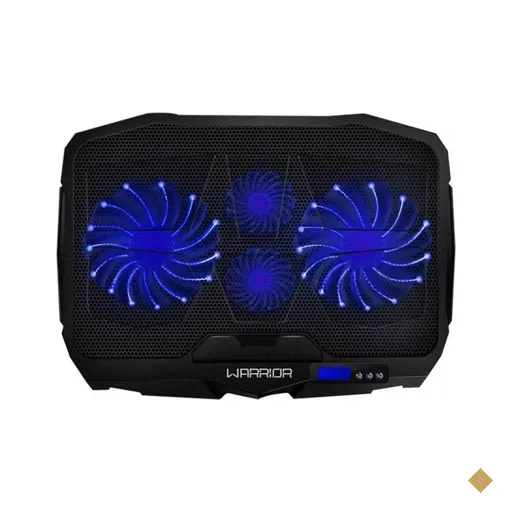 Base Cooler Warrior Ingvar Gamer Para Notebook até 17″ Com LED Azul e 4…