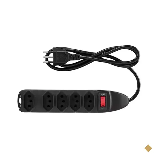 Filtro de Linha Intelbras 5 Tomadas Preto - EPE 1005+