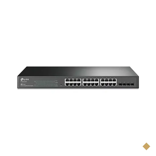 Switch TP-Link Smart Gigabit de 24 Portas + 4 Slots SFP Jetstream T1600G-28TS…