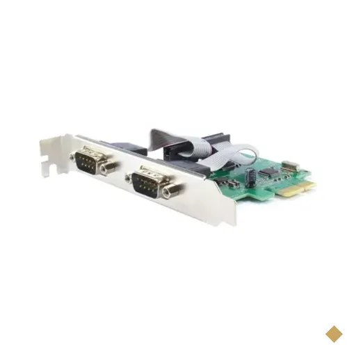 Placa Feasso Pci-e X1 2 Portas Seriais Rs232, Jpss-02, Com Low Profile