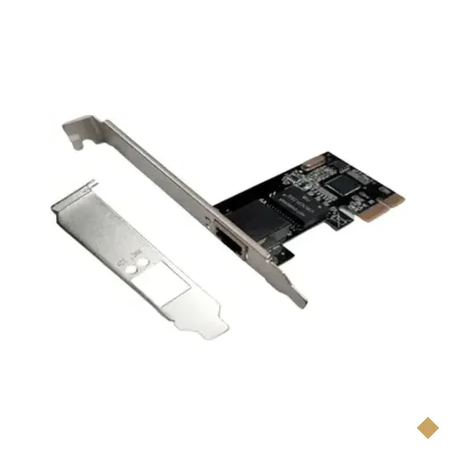 Placa De Rede PCI Express, 10/100/1000 MBps, Acompanha Espelho Low Profile -…