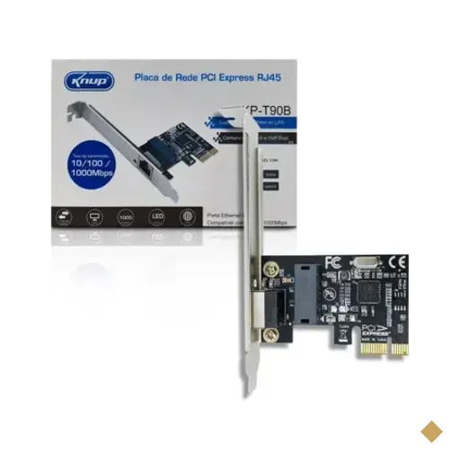 Placa de Rede Pci-e 10/100/1000 - KP-T90B Knup