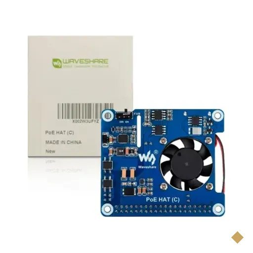 Poe Adaptador Raspberry Pi 3b+/4b/poe Hat Poe-hat-c-fba Raspberry