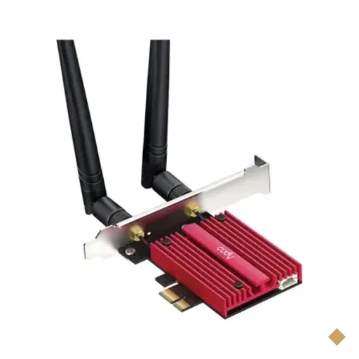 Placa De Rede PCie Wifi 7 Bluetooth 5.4 Cudy We9300 Intel