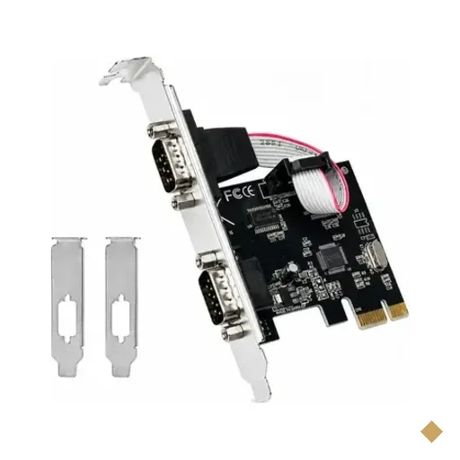 Placa Multiserial PCi Express X1 Db9 Db25 Rs232 + 2 Espelho Low Profile