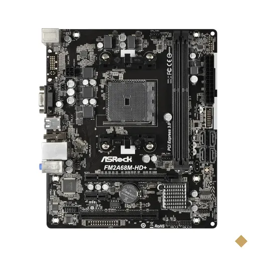Placa Mãe ASRock FM2A68M-HD+ R2.0 (Socket FM2+/AMD A68H/DDR3)