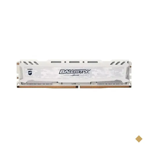 Memória Crucial Ballistix Sport LT White 8GB DDR4 2666MHz PC4-21300