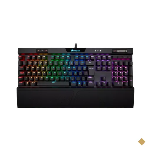 Teclado Corsair K70 MK.2 RAPIDFIRE Cherry MX Speed Gaming - Led RGB (BR)