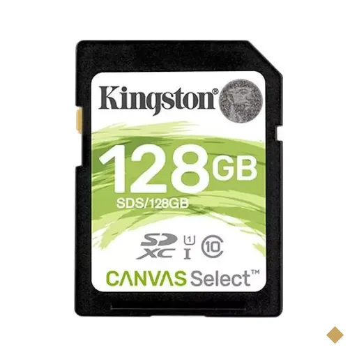 Cartão Kingston 128GB Canvas Select SDXC (Classe 10) UHS-I Classe 1 (U1)…
