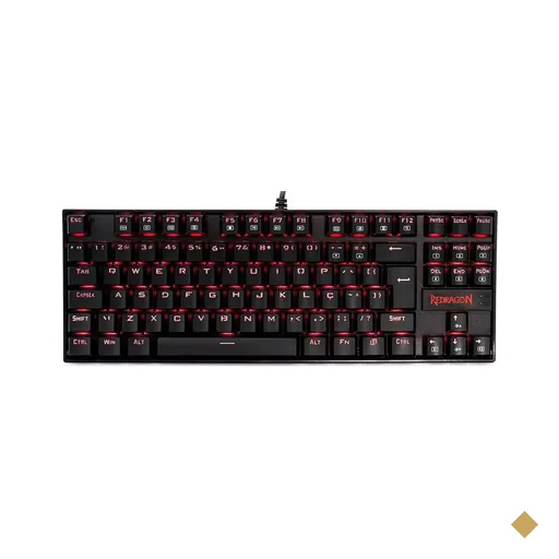 Teclado Mecânico Gamer Redragon Kumara com Switch Outemu Black ABNT2