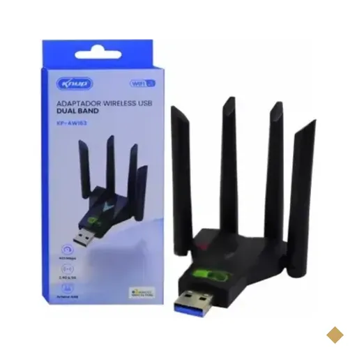 Adaptador Wireless Usb Dual Band 433mbps Aw163