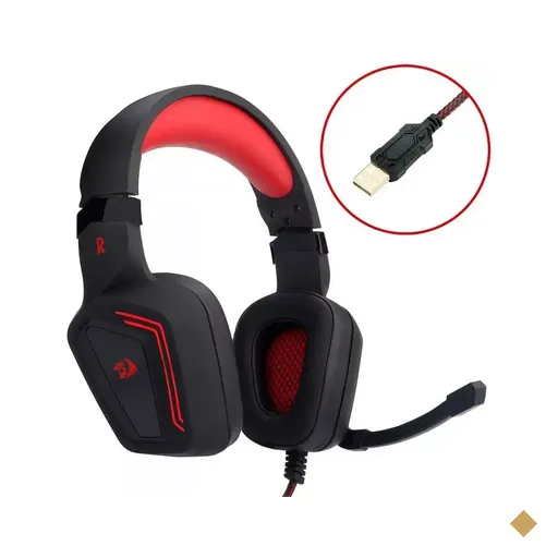 Headset Gamer Redragon Muses Surround 7.1 USB