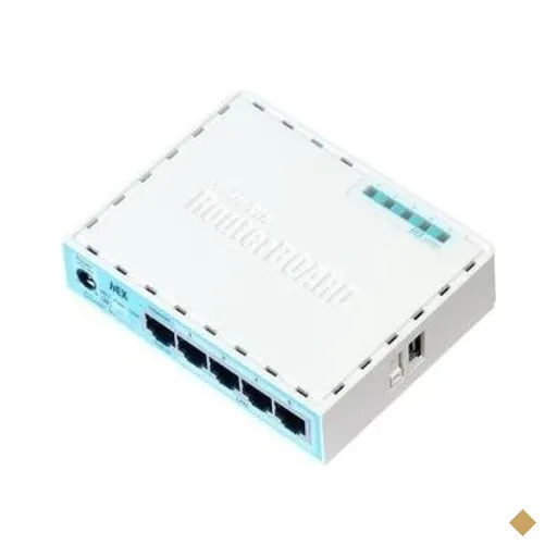 Roteador Routerboard Mikrotik RB750GR3 HEX, 5x Portas Ethernet - 12603