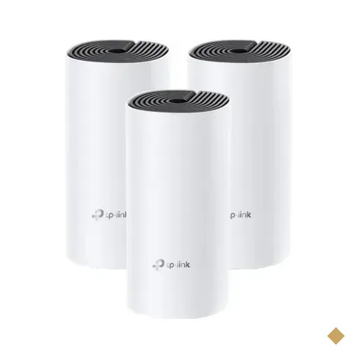Kit com 3 Roteadores Gigabit Wifi TP-Link Rede Mesh AC1200 Mbps, Dual Band…