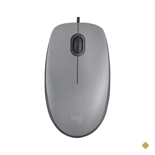 Mouse Logitech M110 Silent 1000dpi USB Cinza