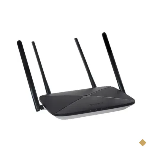 Roteador Gigabit Mercusys AC12G Dual-Band AC1200 Mbps 2.4Ghz e 5Ghz 4 Antenas…