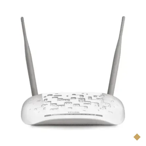 Modem Roteador Tp-link, Wireless N Adsl2+ de 300mbps - Td-w8961n