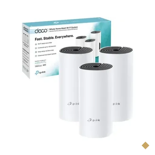 Kit 3 peças - Roteador Fast Wifi TP-Link Rede Mesh AC1200 Mbps Dual Band…