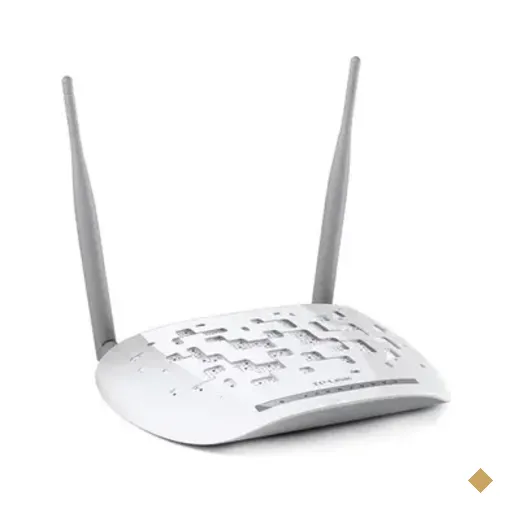Modem Roteador Wireless 300mbps Usb Vdsl2 Td-w9970 Tp Link
