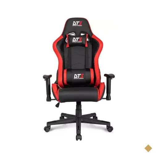 Cadeira Gamer DT3 Sports Jaguar Racing Series Preto/Vermelho