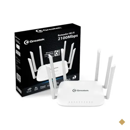 Roteador Wireless Ac 2100mbps 5 Portas Gigabit Ipv6 Greatek