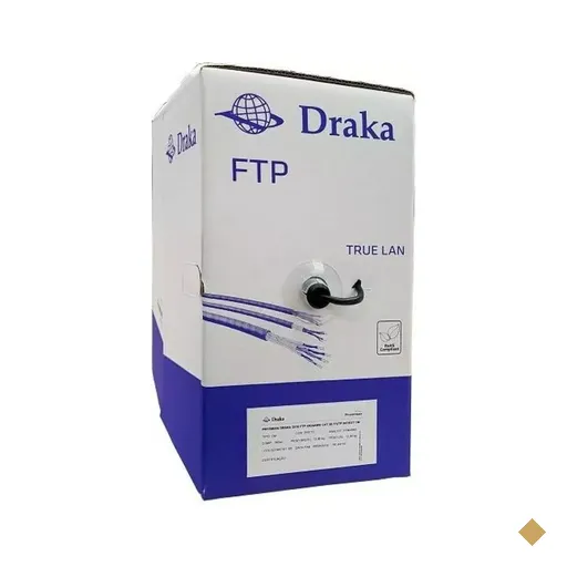 Cabo de Rede Cat5e FTP Blindado LAN 4p CX Preto 100% Cobre 305mts Prysmian