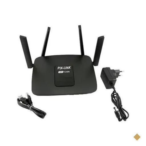 Roteador Wi-fi Wireless-ac 1200mbps 5g 4 Antenas Pix-link