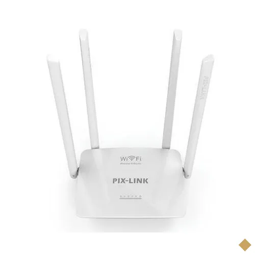 Roteador Wi-fi Wireless-n Router 4 Antenas 300 Mbps Pix Link