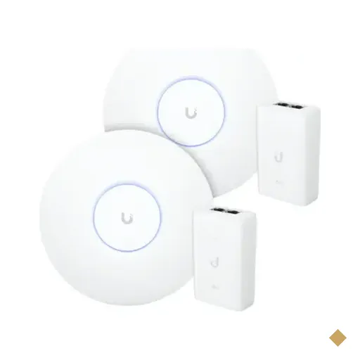 2 Roteadores Wifi 6 Access Point 5.3 Gbps + 2 Injetores Poe+ | 2 U6 Pro…