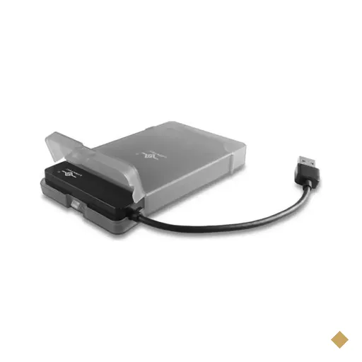Case para HD/SSD 2,5″ SATA para USB 3.0 - Vantec CB-STU3-2PB