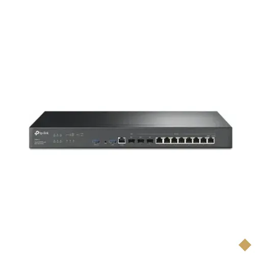 Roteador Tp-link Er8411 Vpn Omada Multi-wan/lan 2 Portas Sfp+ 10ge