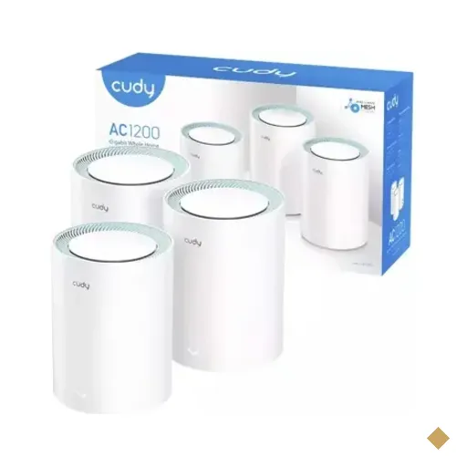 Kit 3 Roteador Mesh Cudy Ac1200 Modelo M1300 3.0 Gigabit