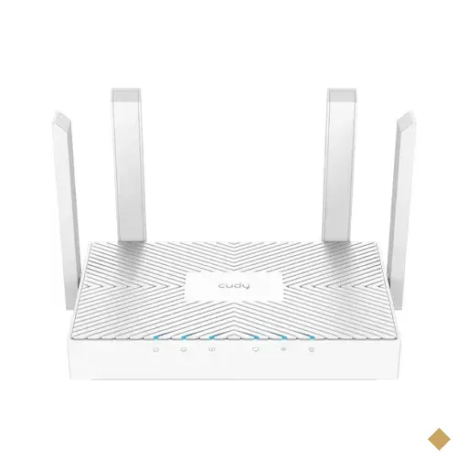 Roteador Cudy Ac1200 Wr1300e Gigabit Dual Band 867 Mbps 4 Antenas Branco…