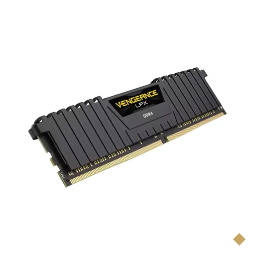 Memória Corsair Vengeance LPX Black 8GB DDR4 3000MHz PC4-24000 CAS16 