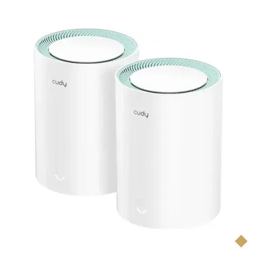 Roteador Cudy Ac1200 M1300 Mesh Gigabit Kit Com 2 Branco M1300(2-pack)_us V2.0