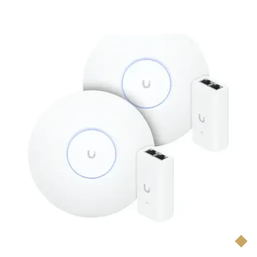 2 Roteadores Wi-fi 6 Access Point 3.0 Gbps + 2 Injetores Poe | 2 U6+ Ubiquiti…